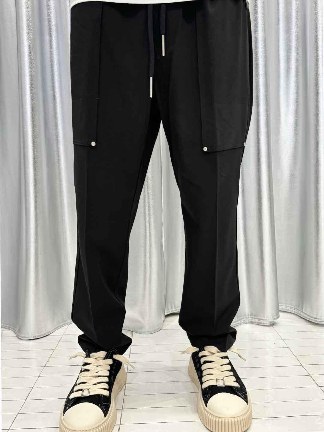 Pret a Porter pantalone nero con borchie 40027 NERO PRET A PORTER 