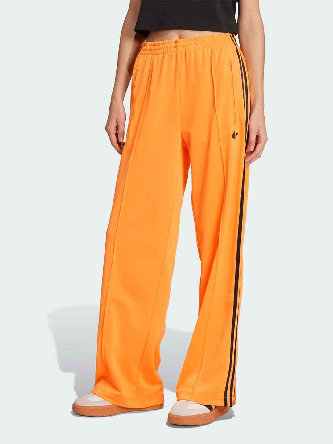 Adidas pantalone arancio con bande nero JY2694 ARANCIO ADIDAS 
