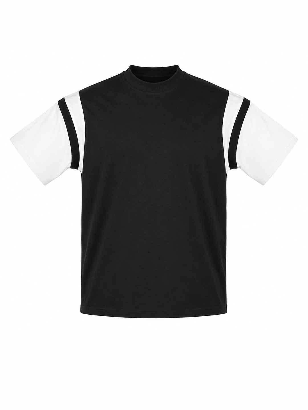 All Five Francoforte t-shirt nero e bianco FRANCOFORTE NERO ALL FIVE 