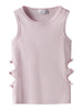 Name It canotta kids rosa cut out con fiocchi