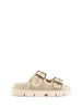 Mou Bio Sandal Two Buckles sandali grigio