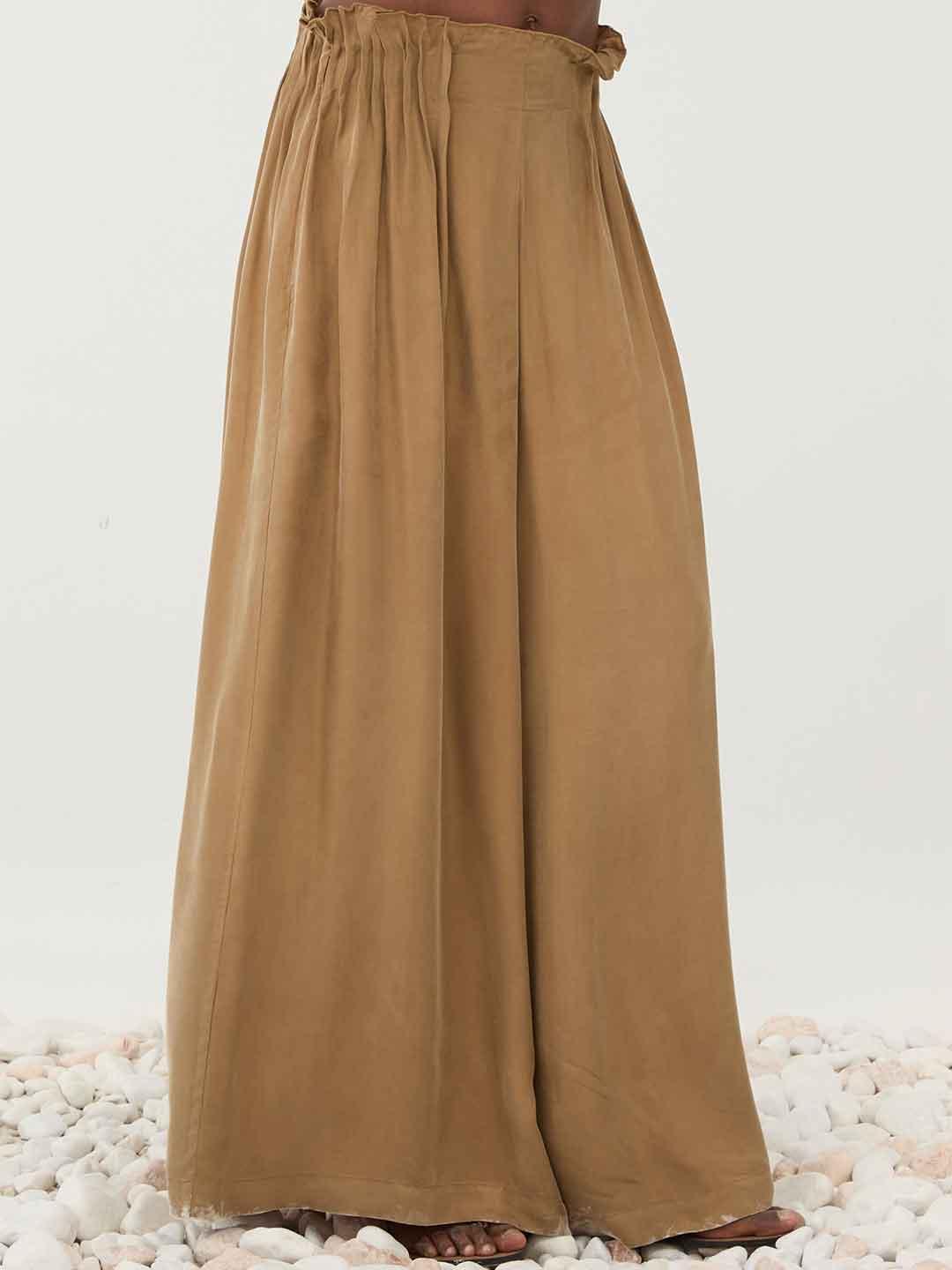 Eleh pantaloni beige fondo ampio SS260109 BEIGE ELEH 