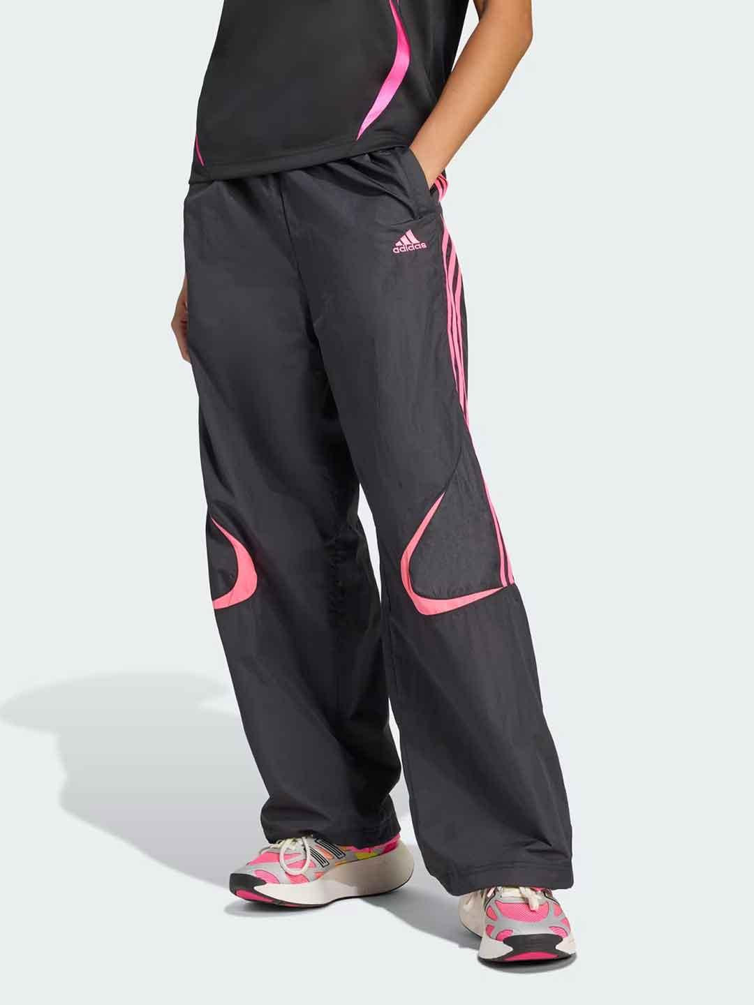 Adidas pantalone nero e fucsia JZ8261 NERO ADIDAS 