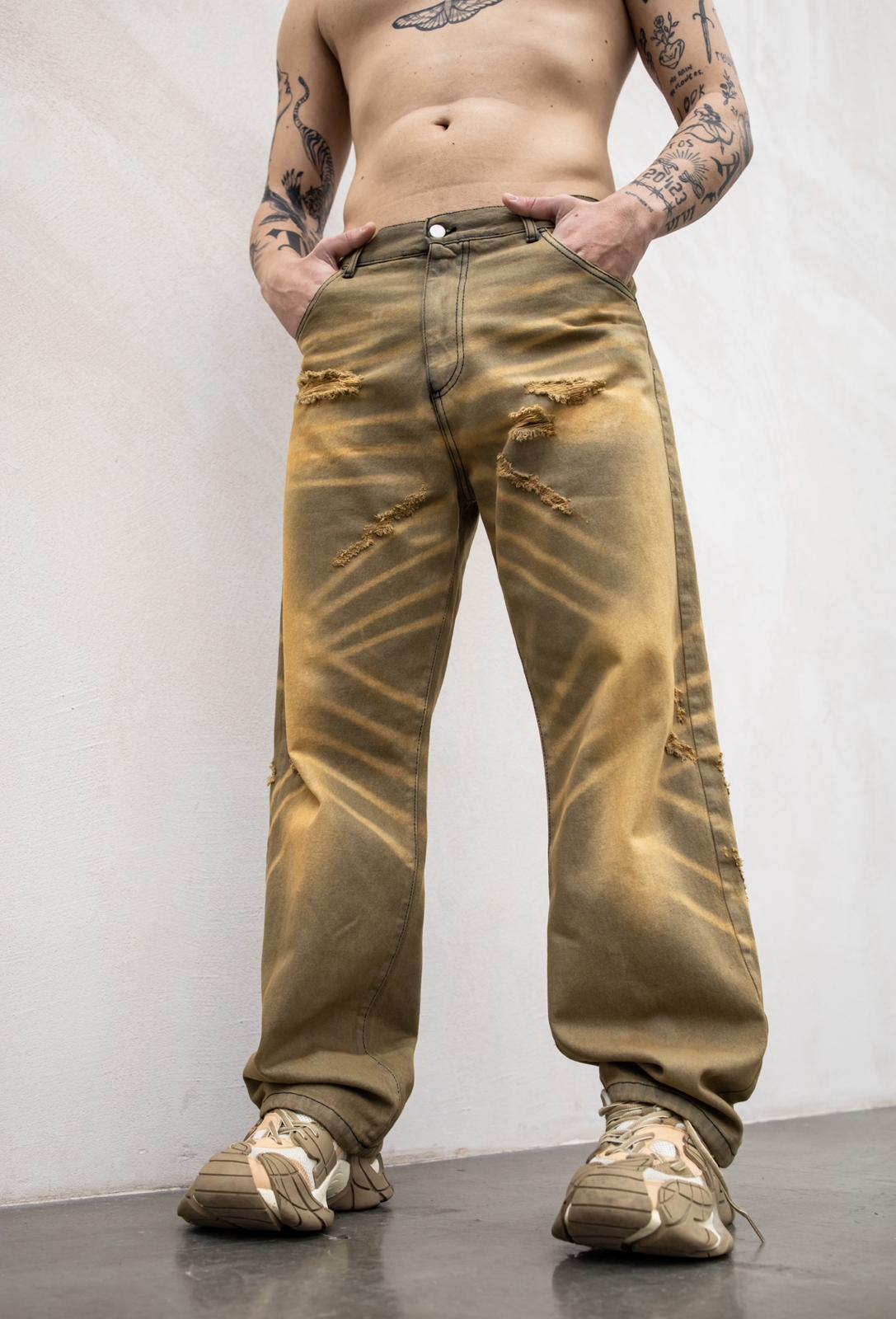 Tokyo jeans marrone baggy TKN018 MARRONE TOKYO 