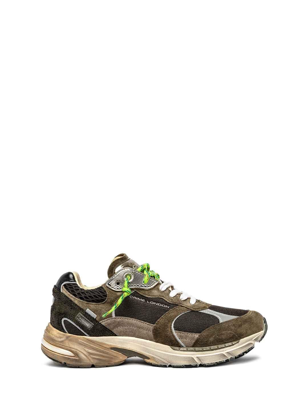 Crime Fugitive 9094 sneakers verde running 11301 VERDE CRIME 