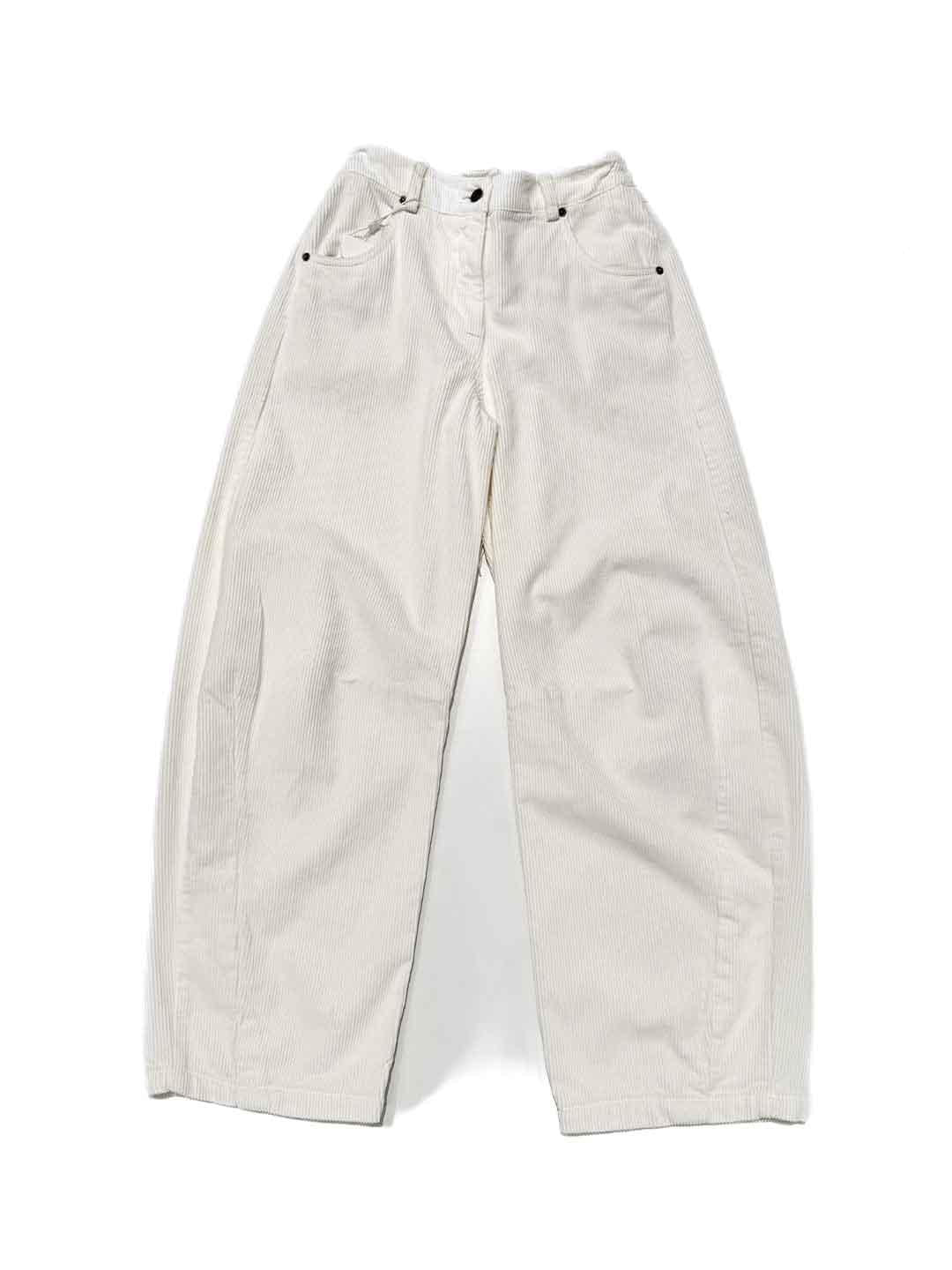 Motel pantaloni panna in velluto W25PB42 PANNA MOTEL 