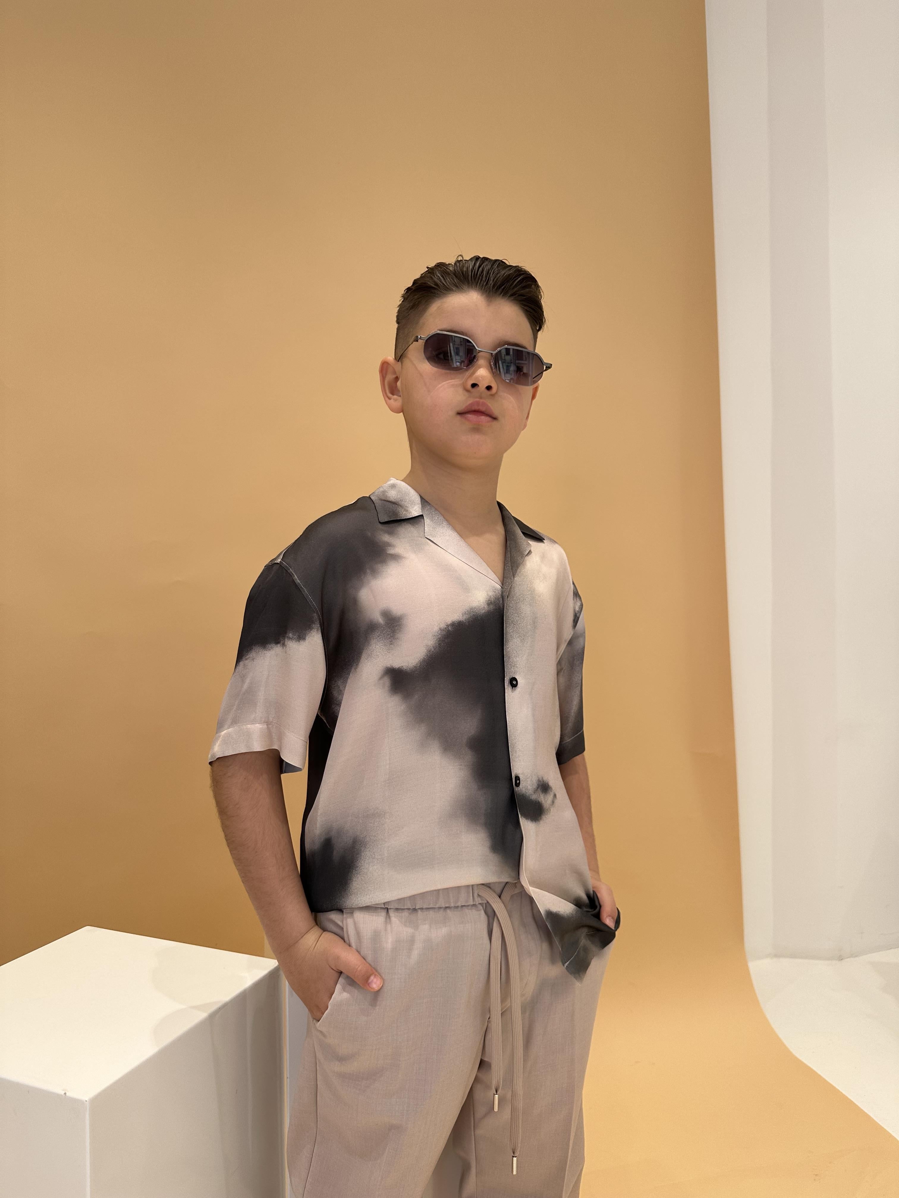 I'M Brian camicia kids fantasia in raso CA3288J FANTASIA I'M BRIAN 