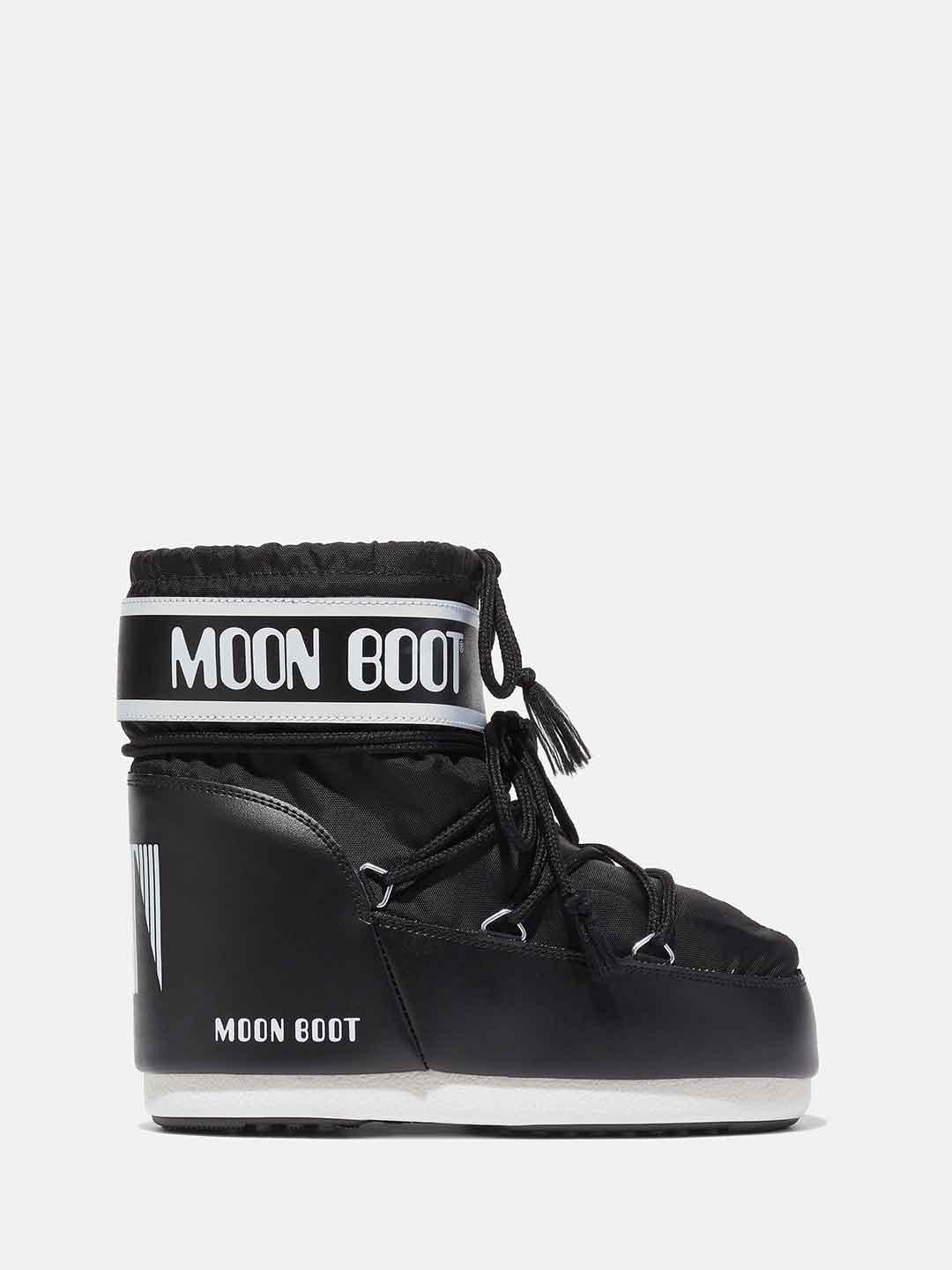 Moon Boot Icon Low stivale nero in Nylon 1409340 NERO MOON BOOT 