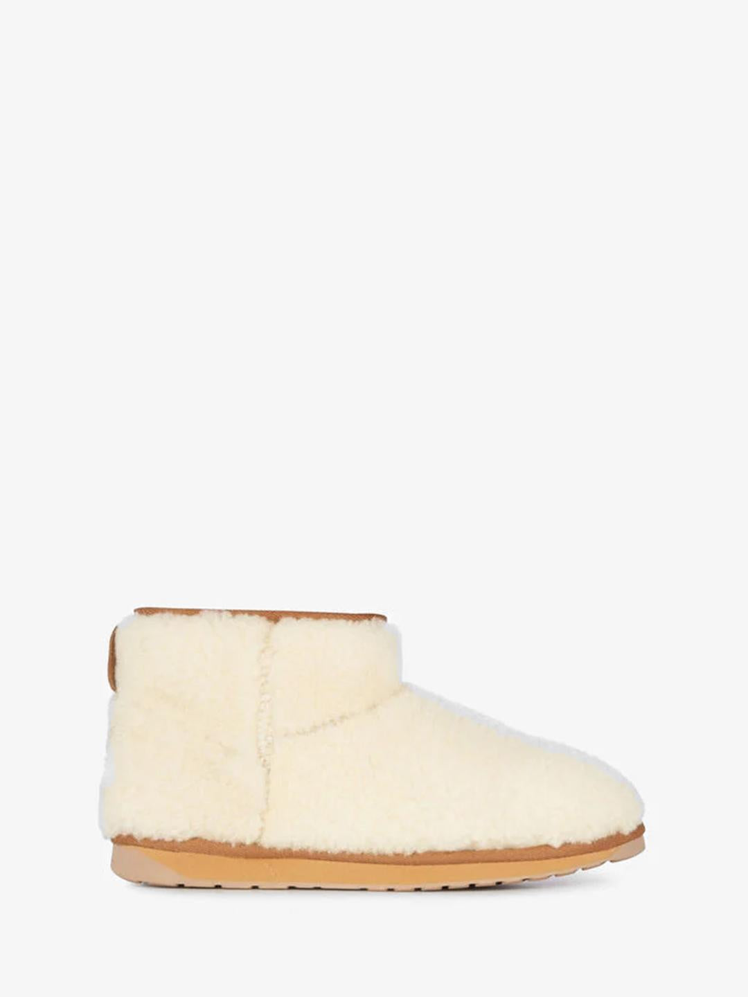 Emu Stinger Micro Teddy stivali panna con pelliccia W12773 PANNA EMU 