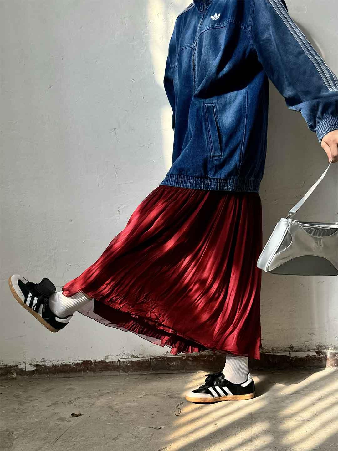 Aniye By Ivette gonna bordeaux lunga I58 181422 BORDEAUX ANIYE BY 