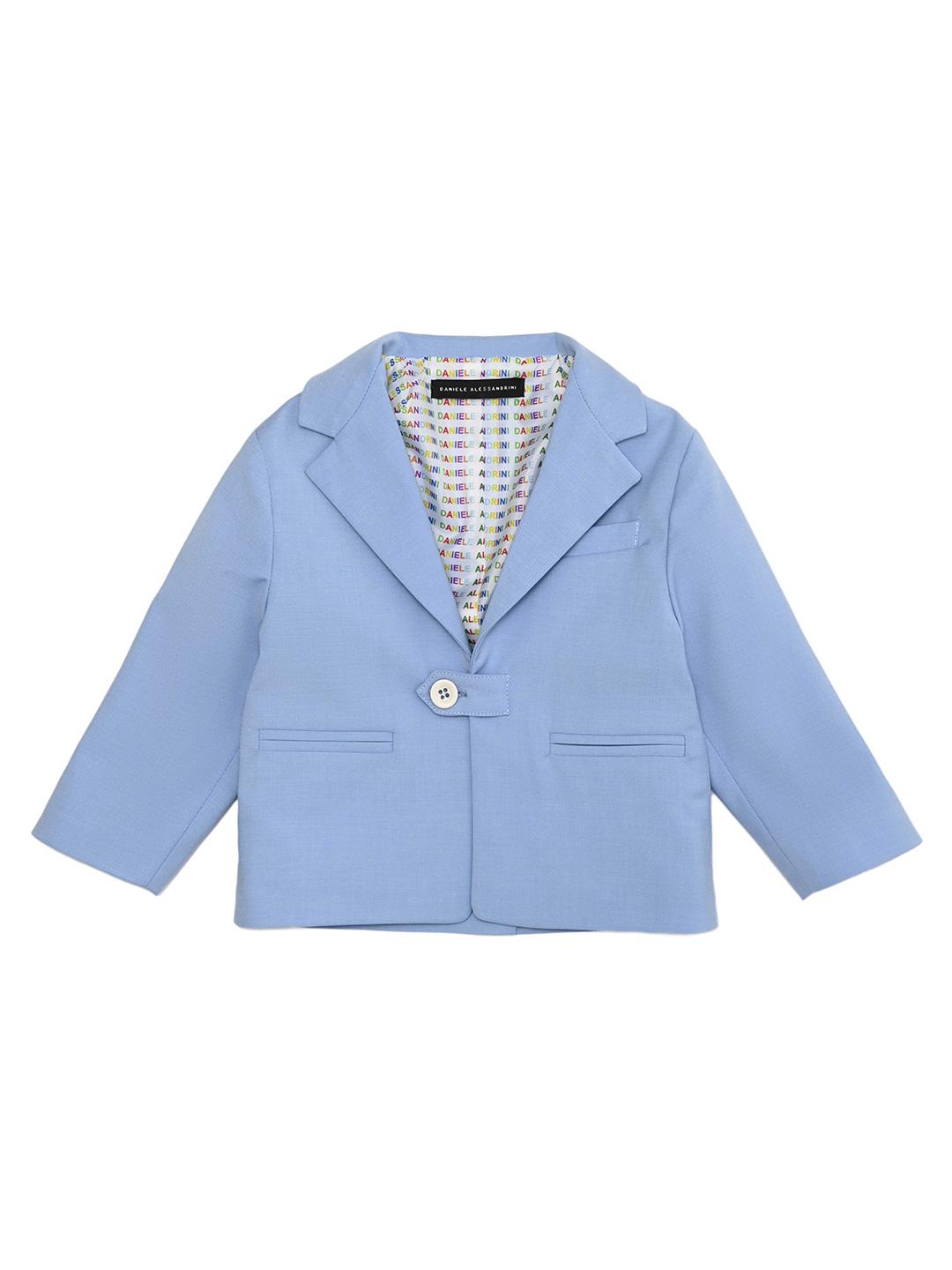 Daniele Alessandrini giacca kids celeste con multilogo interno 1295J00001 CELESTE DANIELE ALESSANDRINI 