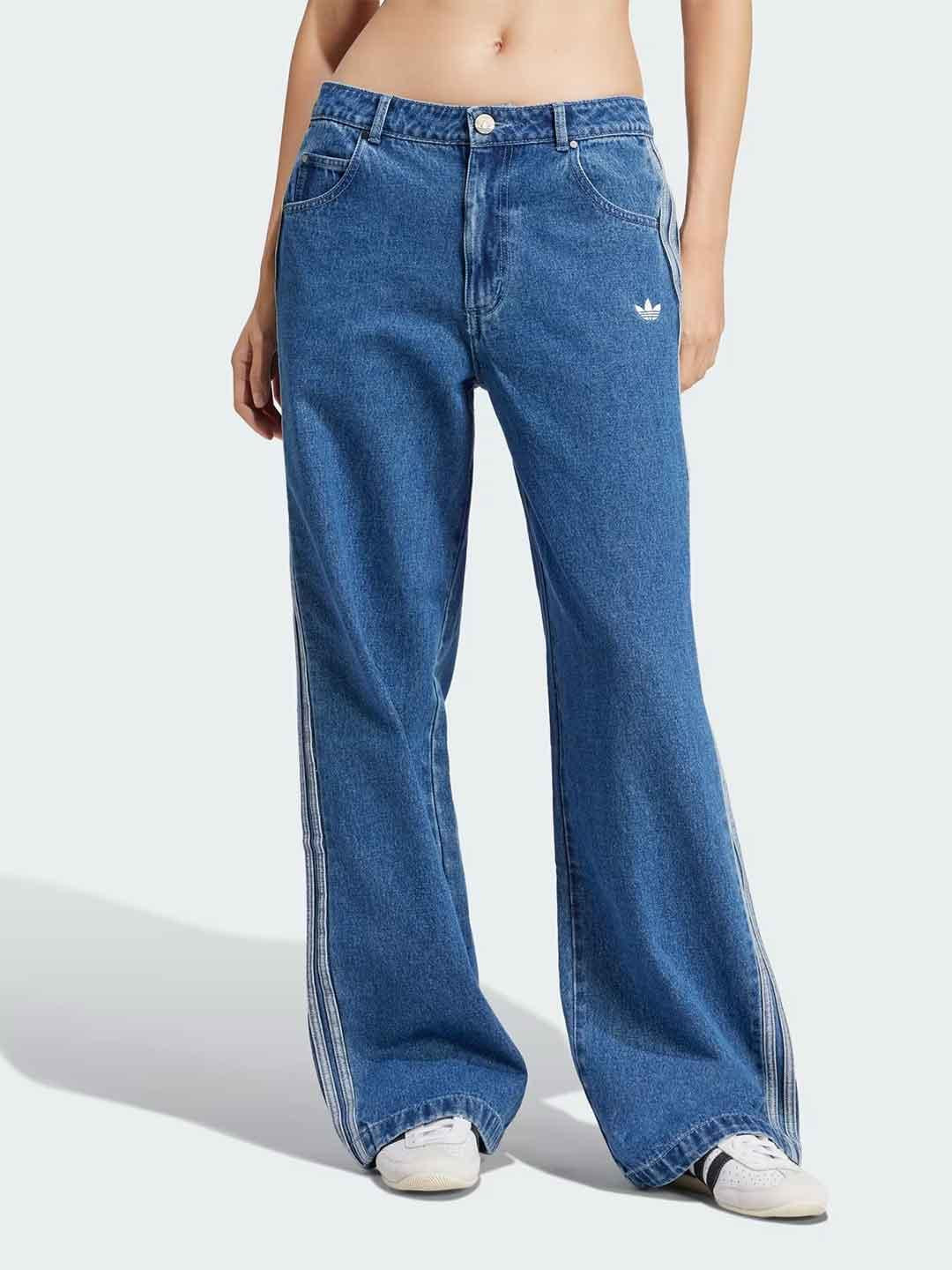 Adidas Adicolor jeans blu JD2574 BLU ADIDAS 