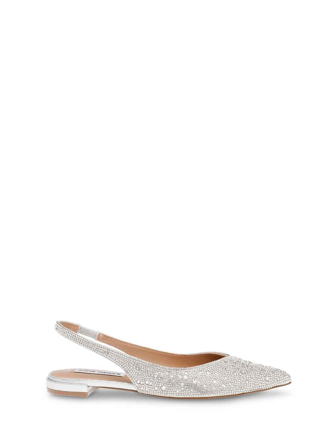 Steve Madden Care-R ballerina argento con strass CARE-R ARGENTO STEVE MADDEN 