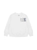 Maison Margiela felpa bianco con logo numerico