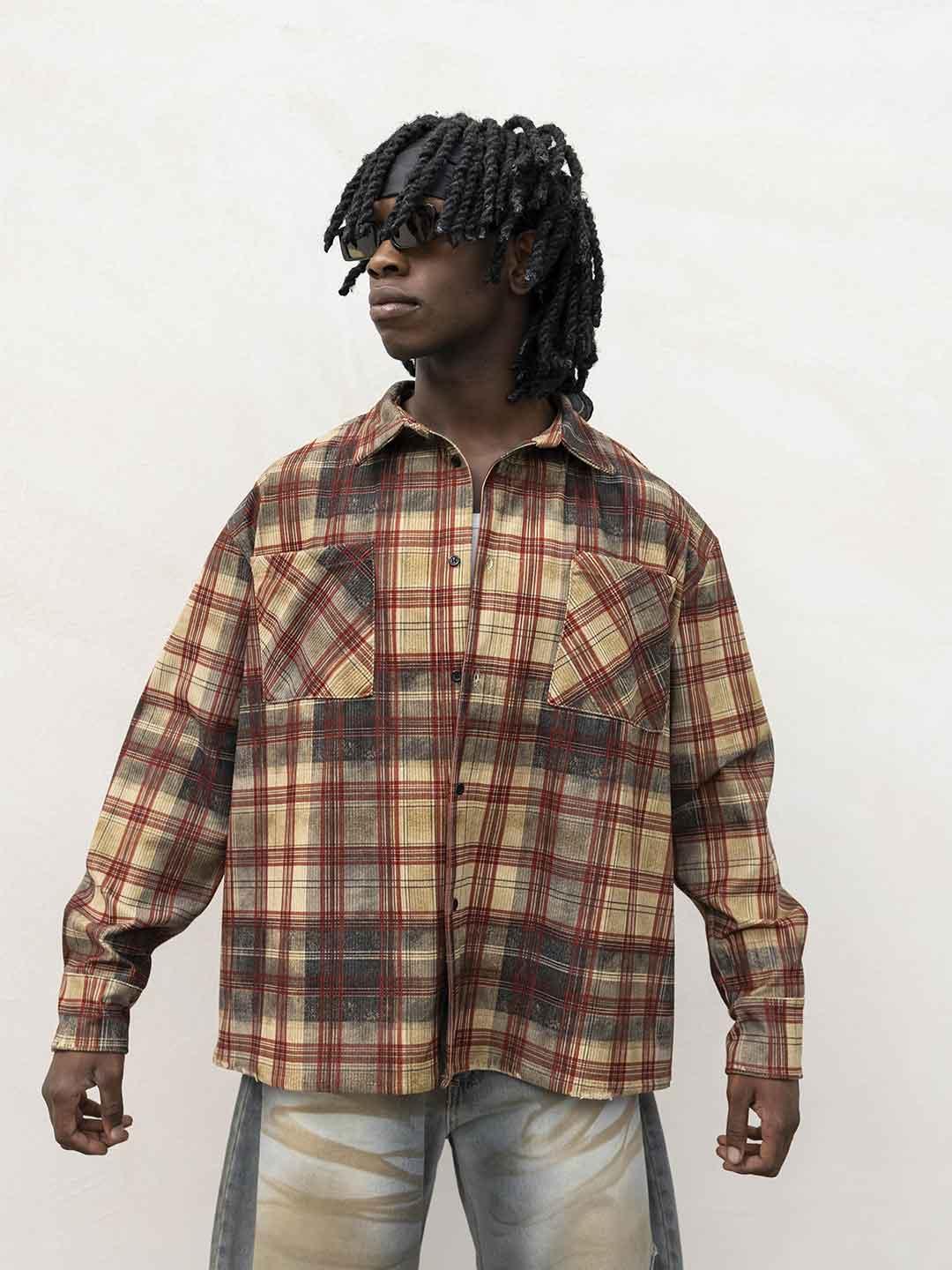Present Day camicia rosso a righe PRS063 ROSSO PRESENT DAY 