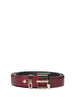 Marc Ellis 162 cintura rosso fibbia quadrata logata