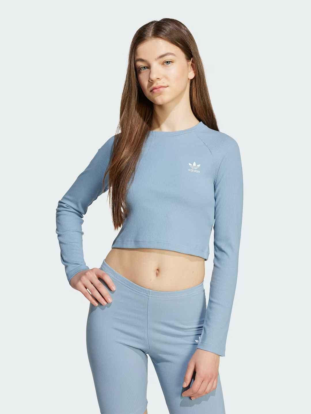 Adidas t-shirt kids celeste JW2599 CELESTE ADIDAS 