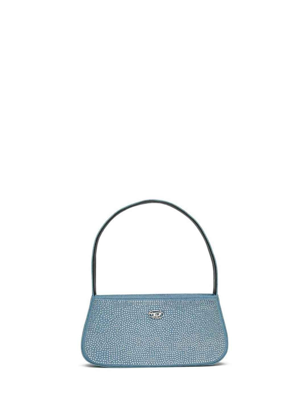 Diesel Wjulie borsa in jeans con strass J02530 KXBRM JEANS DIESEL 