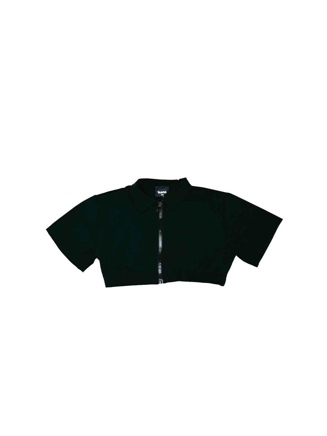 Disclaimer camicia kids nero con zip 58558 NERO DISCLAIMER 