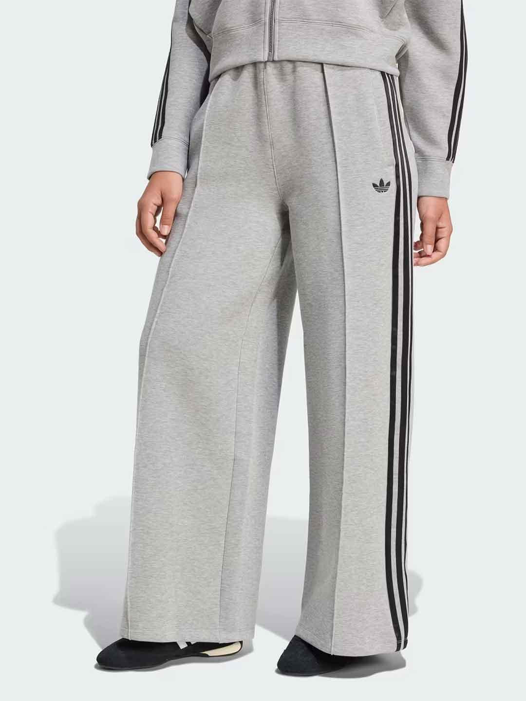 Adidas Adicolor pantalone girigo a palazzo JV7497 GRIGIO ADIDAS 