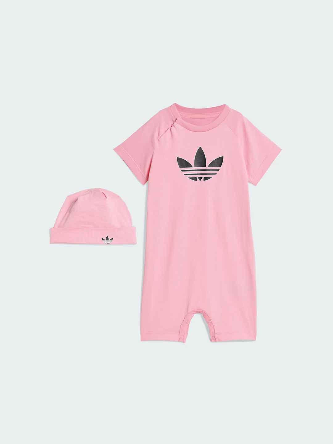 Adidas coordinato kids rosa tuta e cappello KD1048 ROSA ADIDAS 