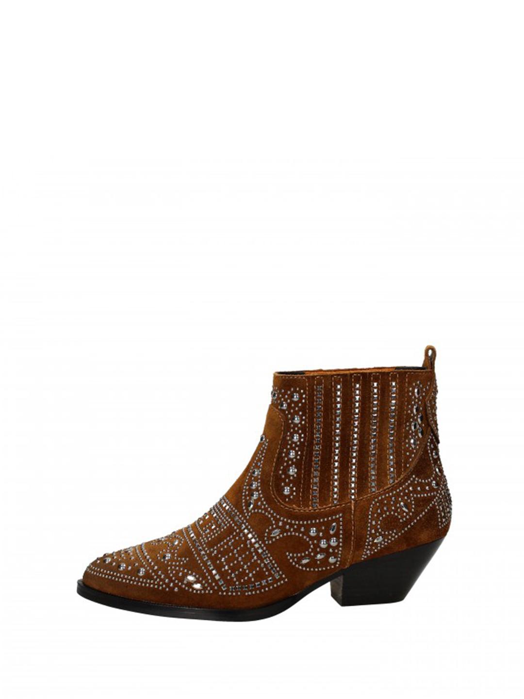 Bibi Lou camperos marrone in camoscio con borchie 767T30VK MARRONE BIBI LOU 