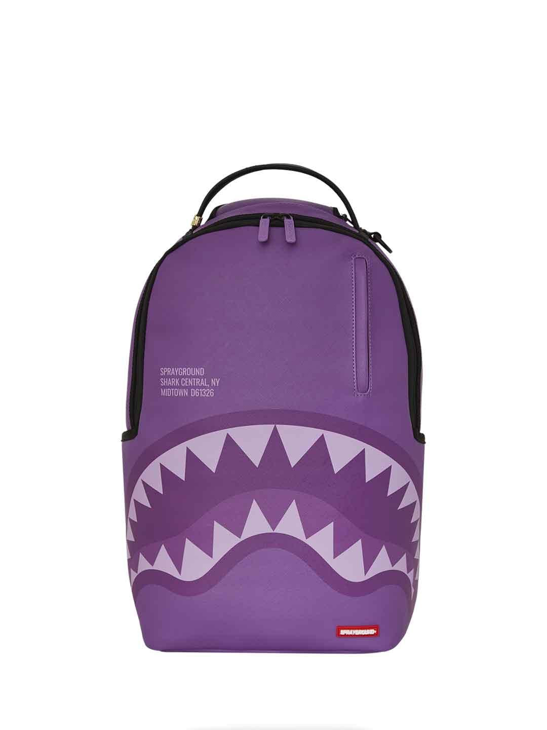 Sprayground Purple Shark Central zaino viola 910B7740NSZ VIOLA SPRAYGROUND 