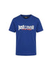 Just Cavalli t-shirt blu con grafica bianco 2-6 anni