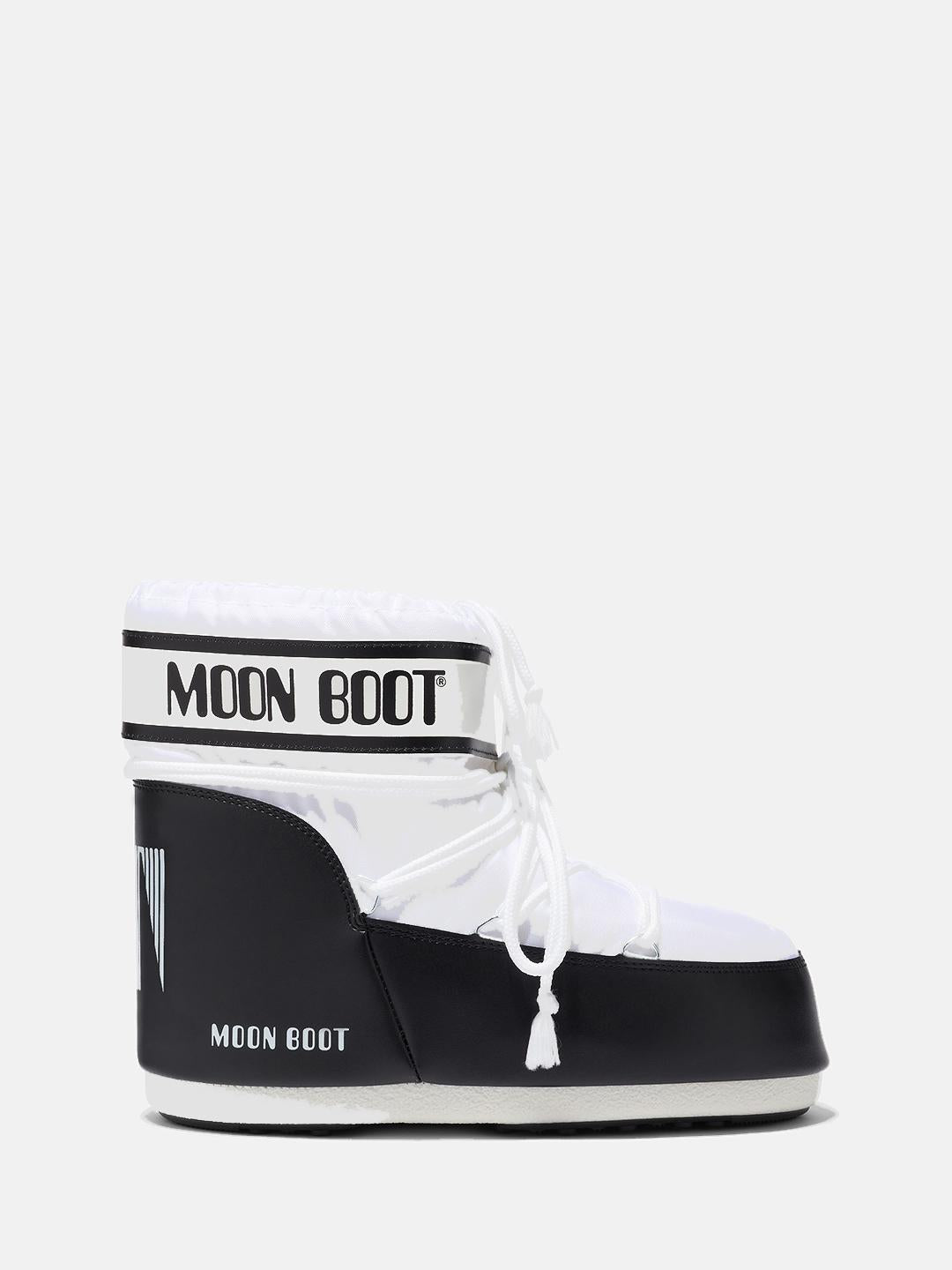 Moon Boot Icon Low stivali bianco basso in Nylon 1409340 BIANCO MOON BOOT 