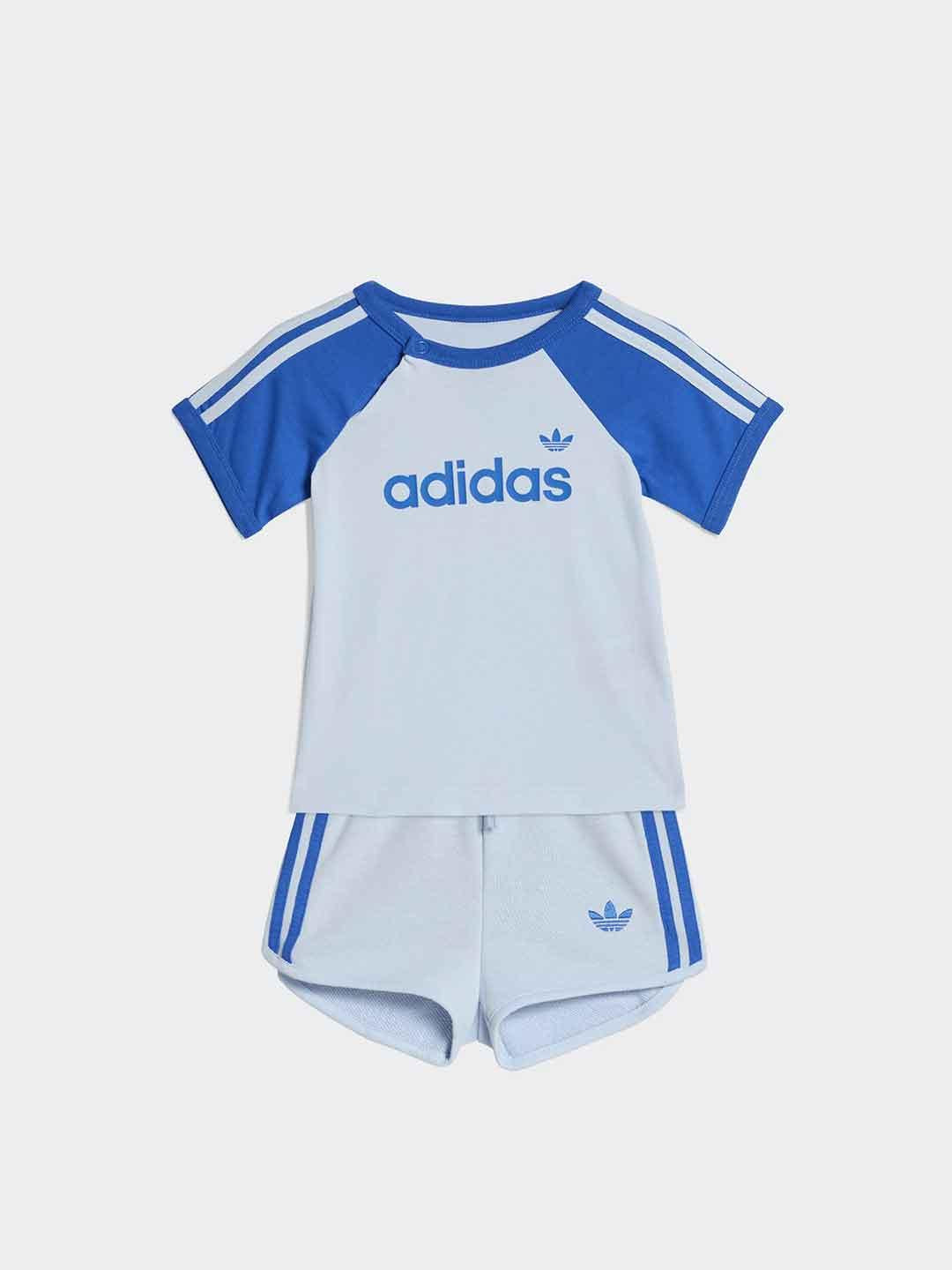 Adidas coordinato kids celeste KD1057 CELESTE ADIDAS 