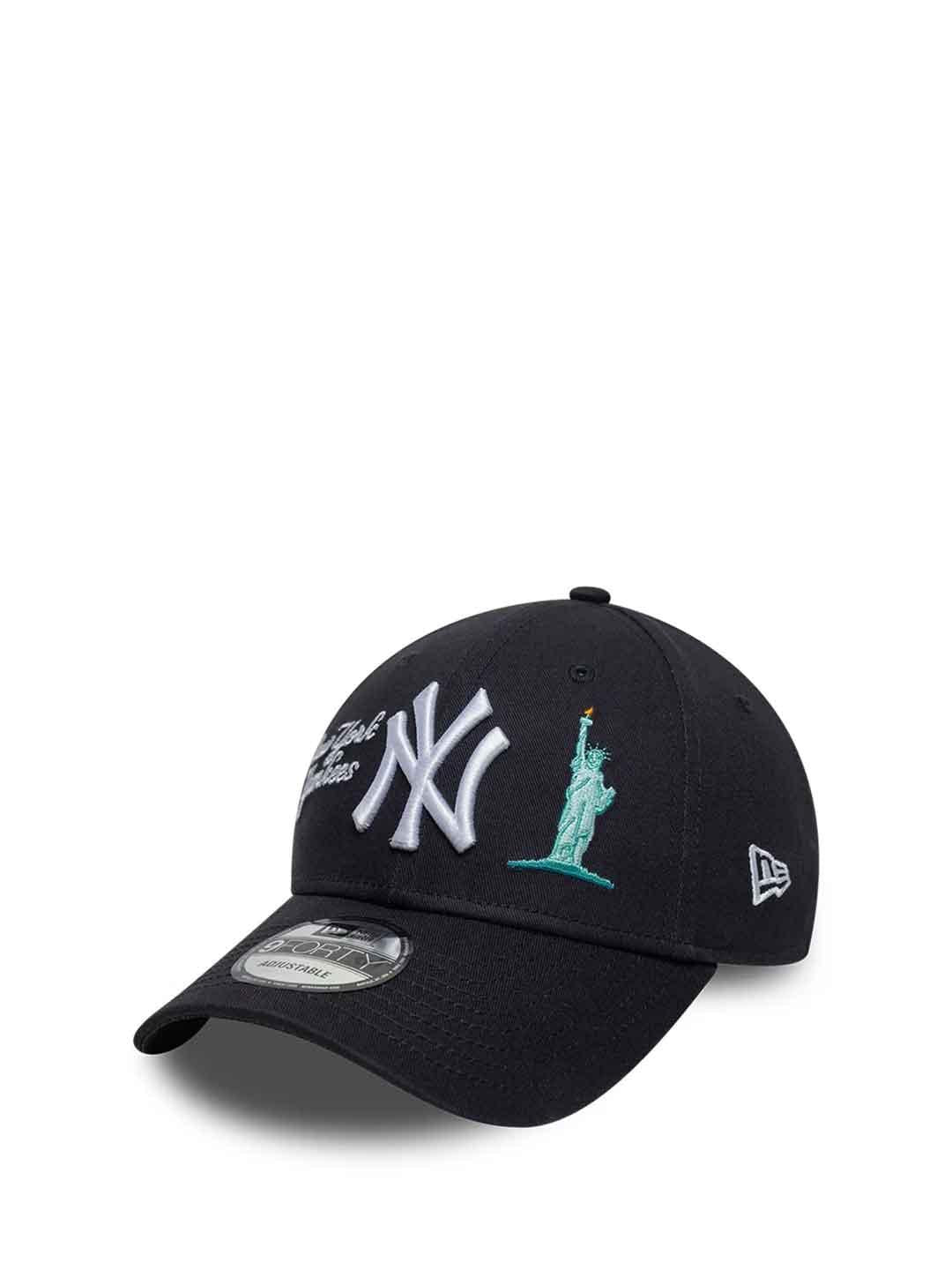 New Era 9Forty cappello blu NY con statua della libertà 60856324 BLU NEW ERA 