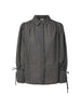 Pieces camicia marrone a quadri