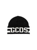 GCDS cappello kids nero in lana