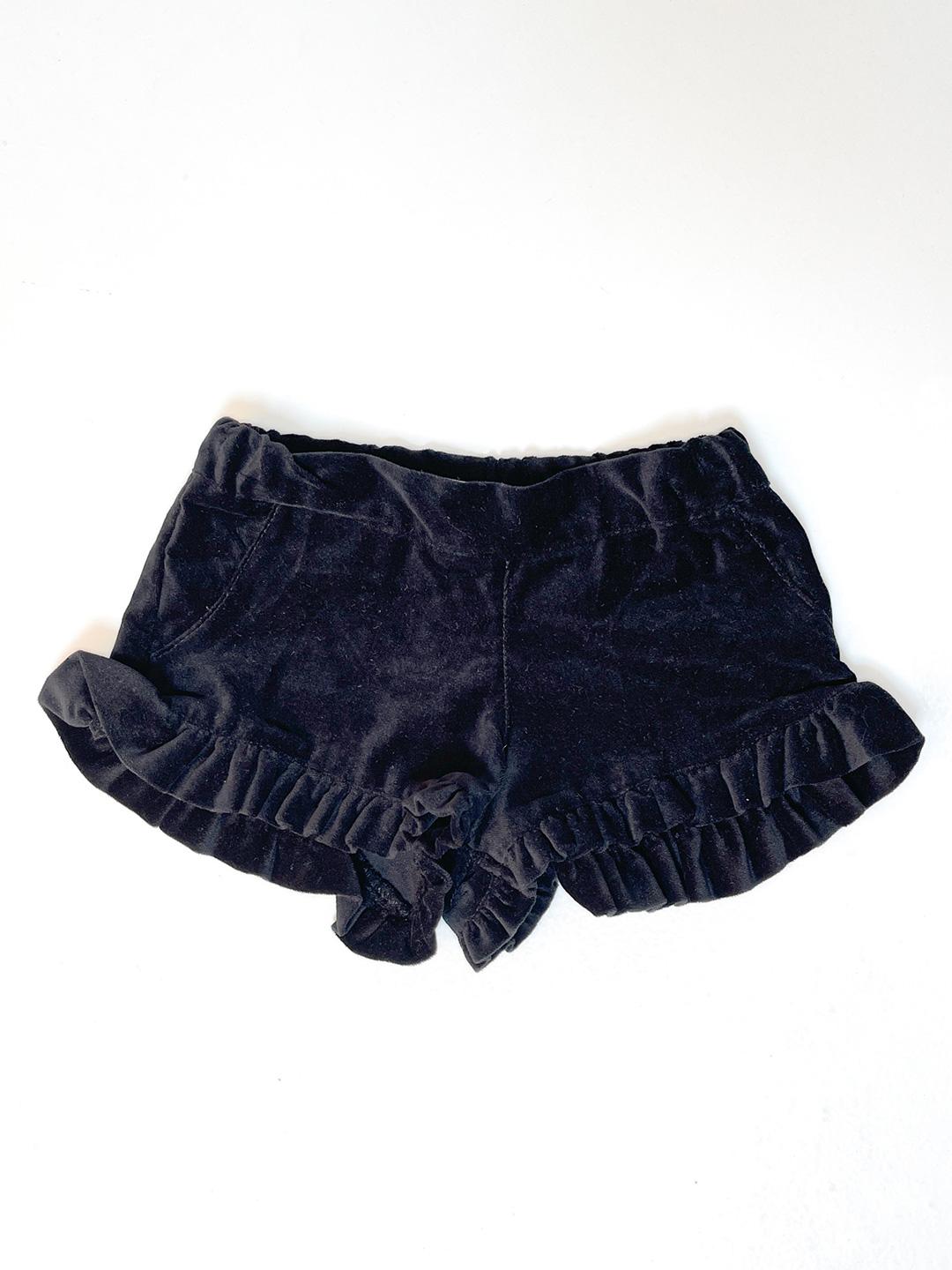 Phi Clothing shorts kids nero con volant 23760 NERO PHI CLOTHING 