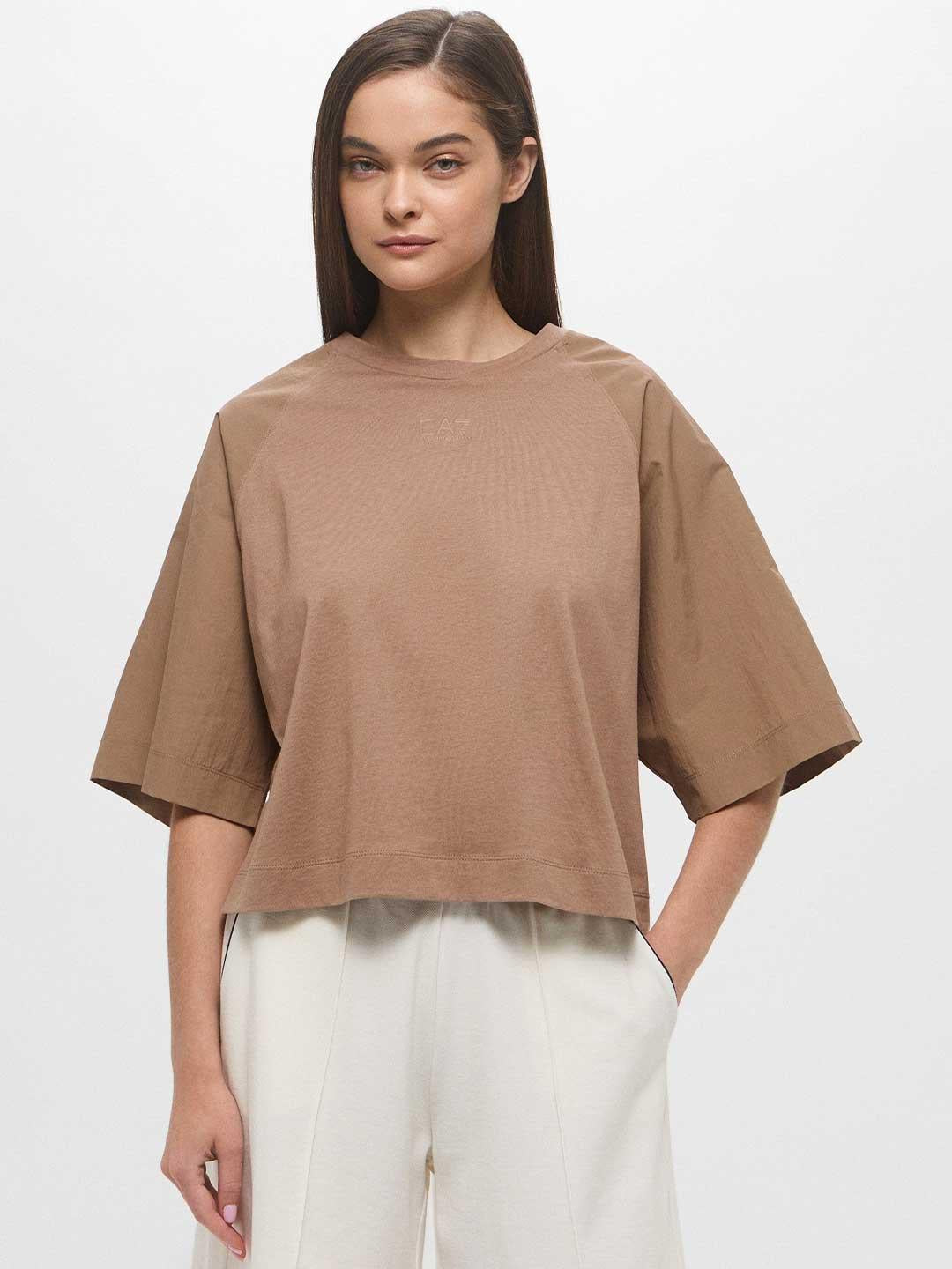 Emporio Armani t-shirt beige 154 BEIGE EMPORIO ARMANI 