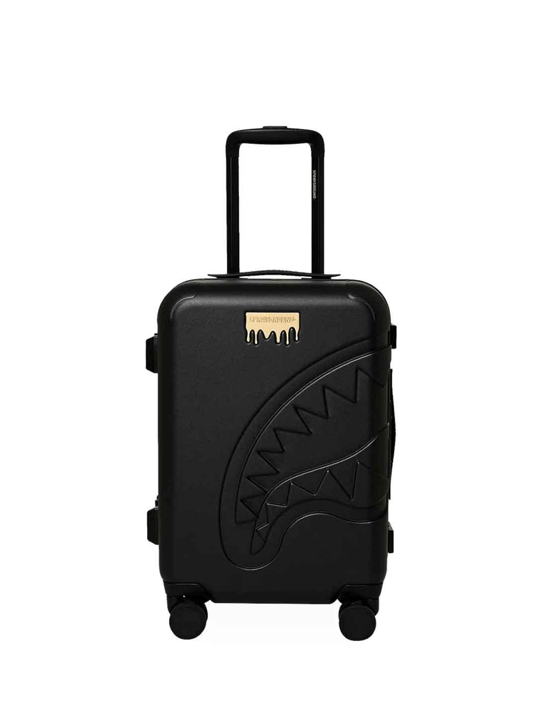 Sprayground Gold Brick valigia nero con targhetta 910CL319NSZ NERO SPRAYGROUND 