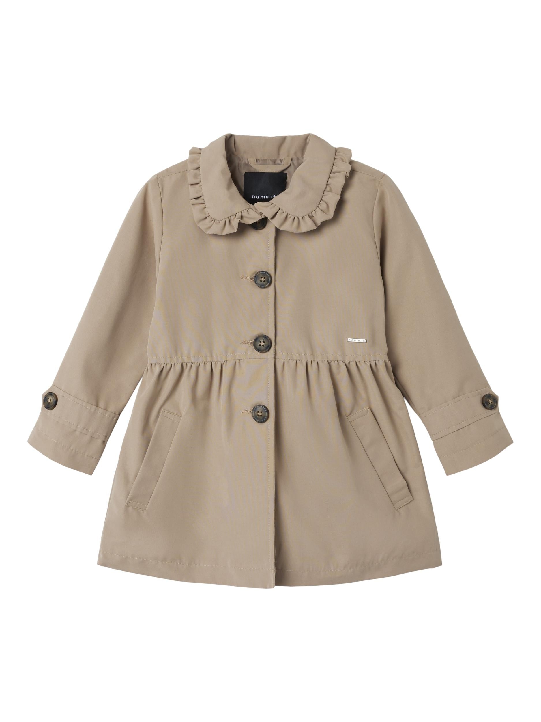 Name It trench kids beige con colletto alla francese 13224728 BEIGE NAME IT 