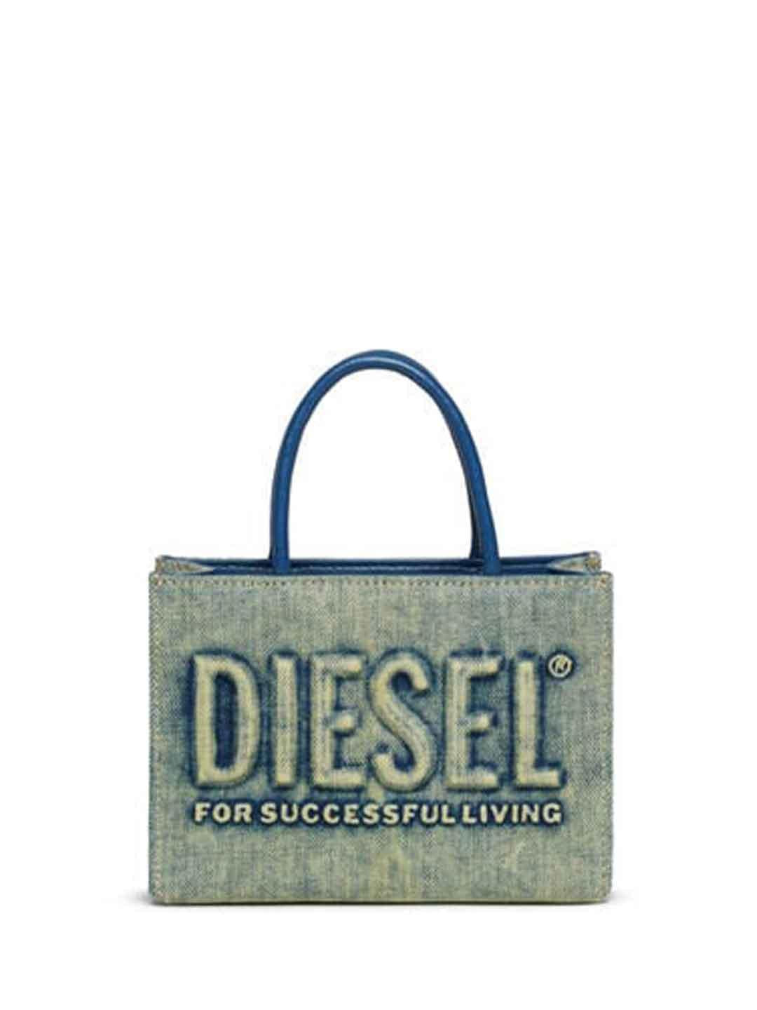 Diesel 3D Mini Bag borsa giallo in jeans J0259 P5499 GIALLO DIESEL 