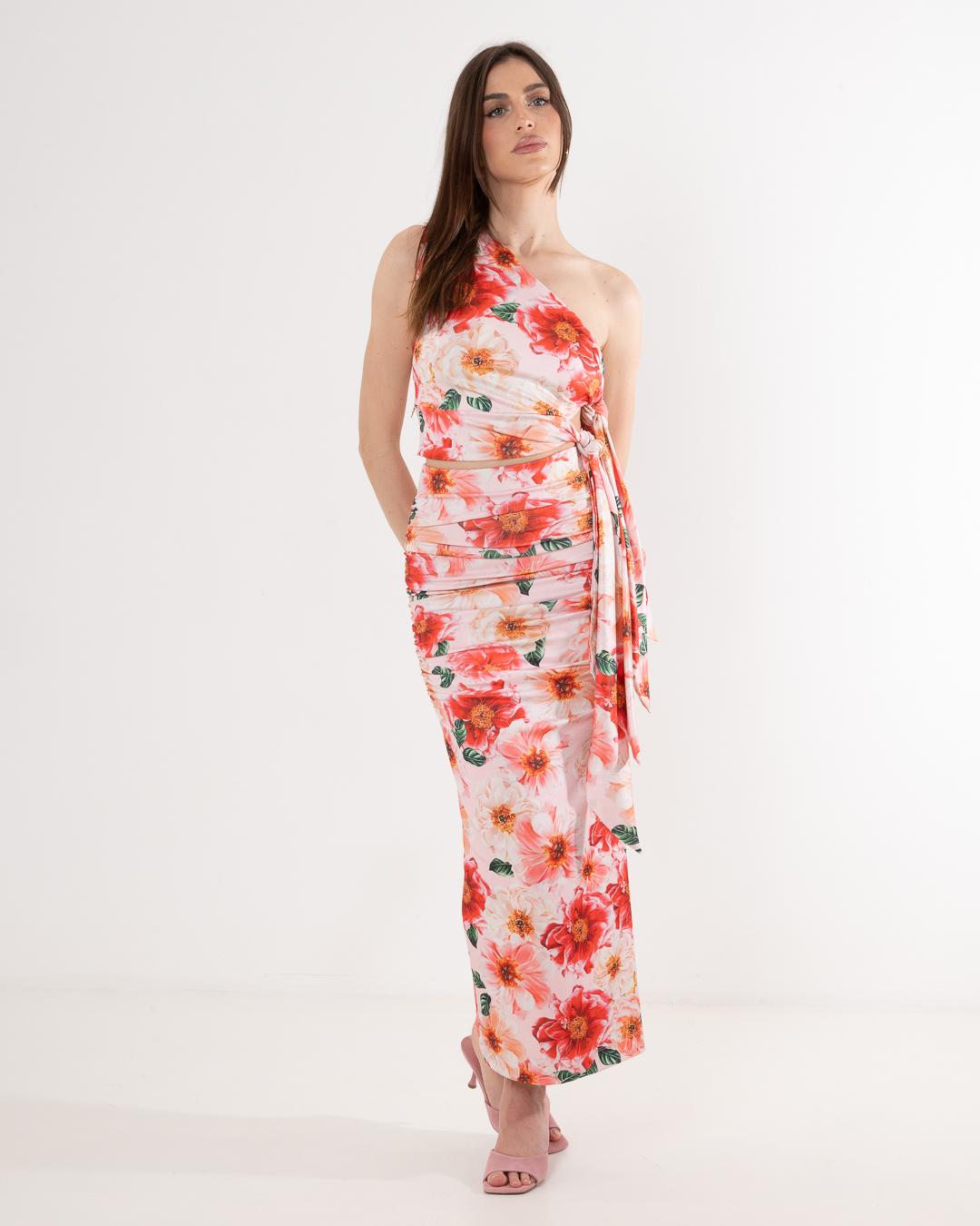 S#it gonna rosa lunga floreale SH24044 ROSA S#IT 