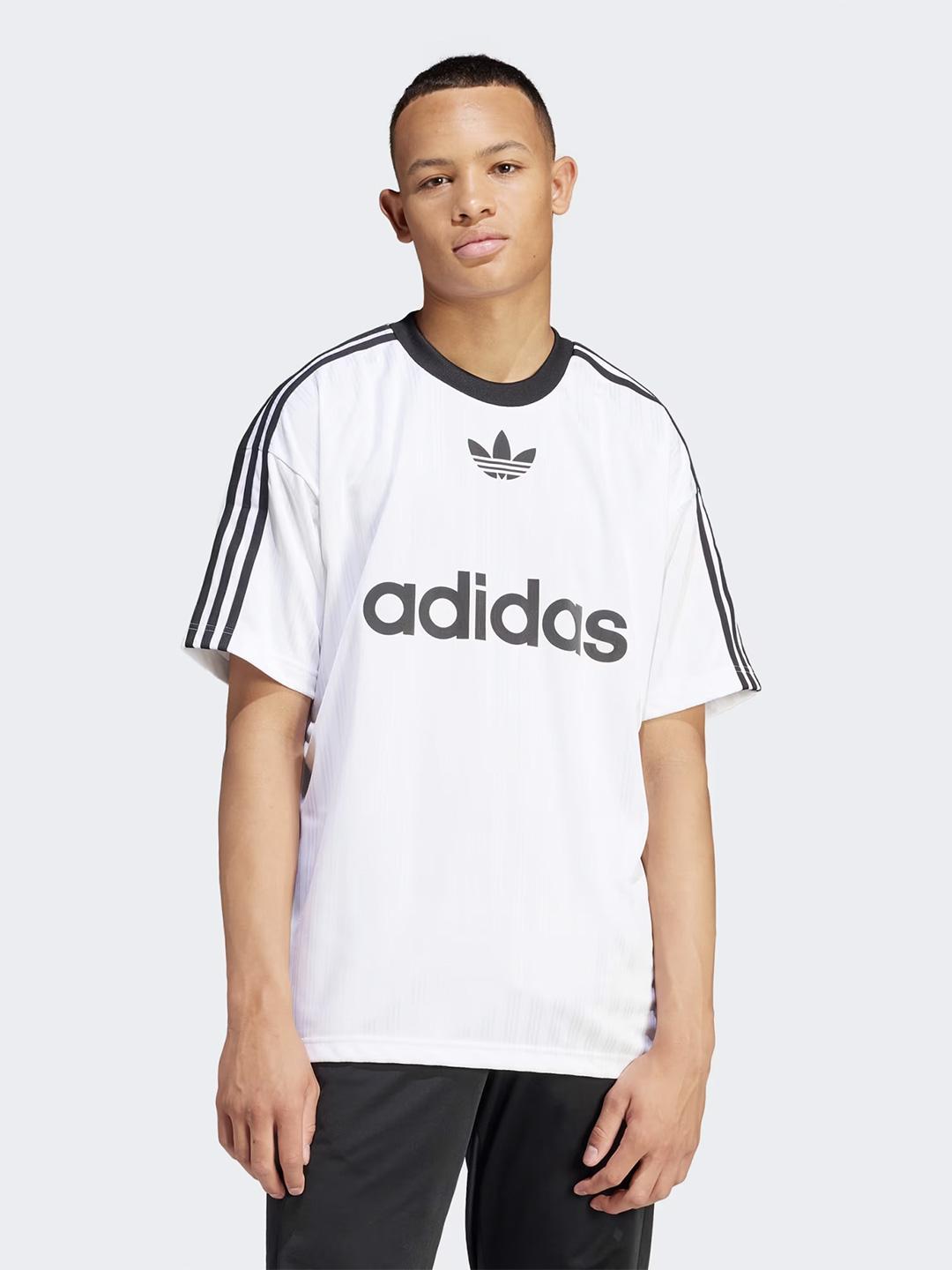 Adidas Adicolor t-shirt bianco e nero IM9459 BIANCO ADIDAS 
