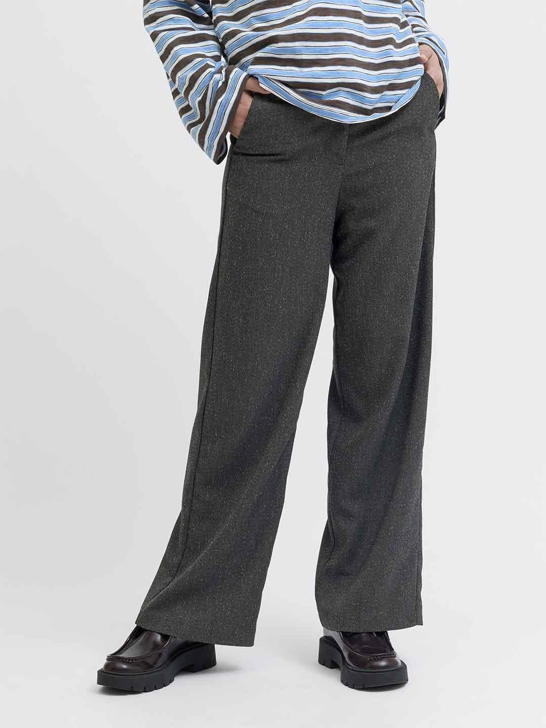 JJXX Ellis pantaloni nero sale e pepe 12282322 NERO JJXX 