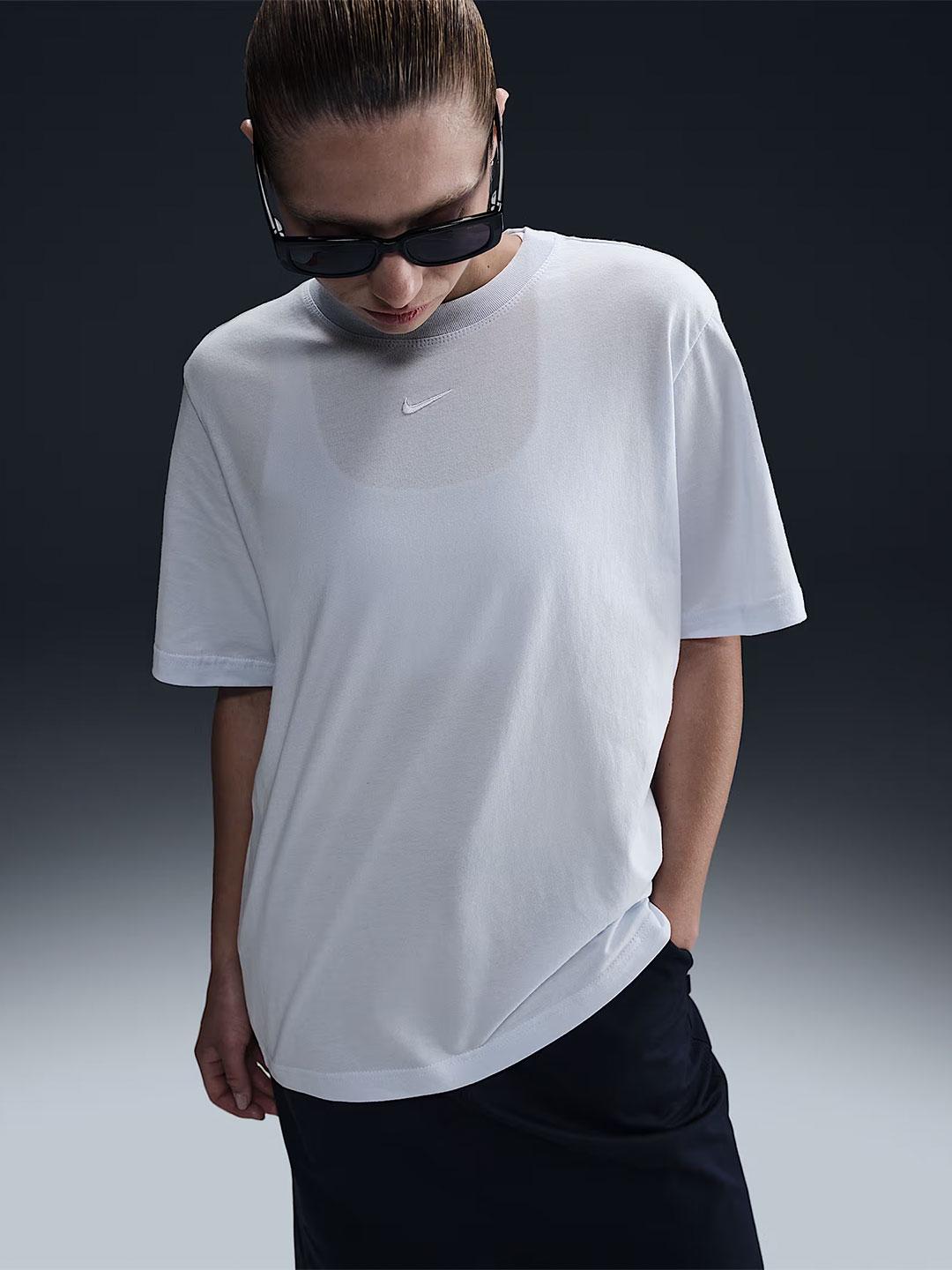 Nike t-shirt celeste con logo bianco FD4149-423 CELESTE NIKE 
