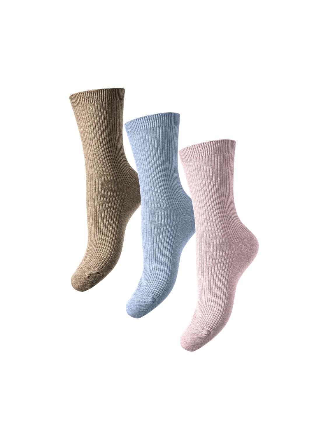 Pieces calzini multicolor set da 3 paia 17151108ARM MULTICOLOR PIECES 