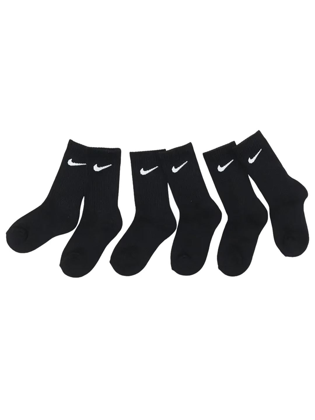 Nike calzini kids nero set da 3 paia UN0027-023 NERO NIKE 