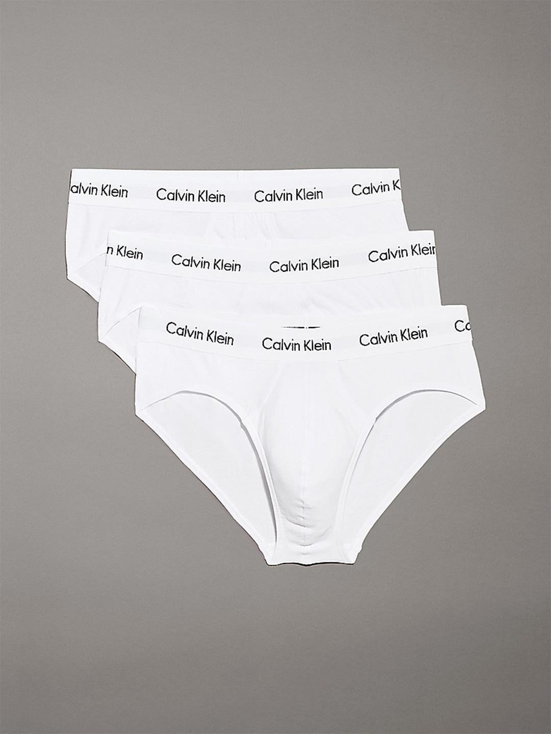 Calvin Klein slip bianco box da 3 0000U2661G BIANCO CALVIN KLEIN 