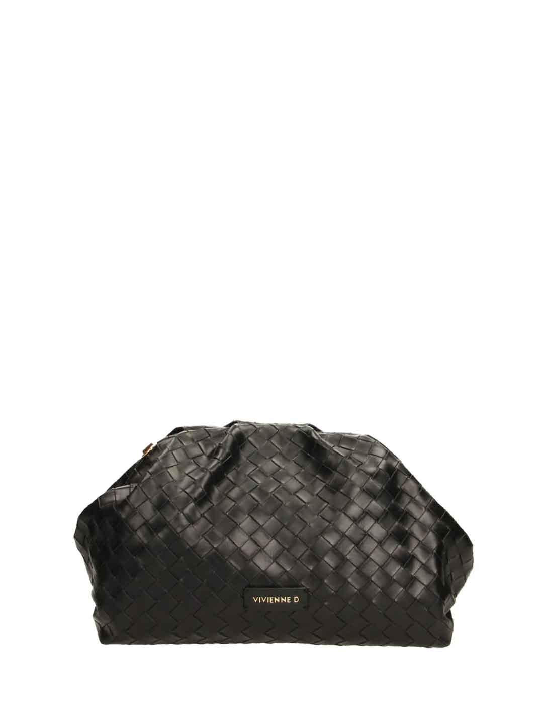 Vivienne D Maxi Pochette Twist borsa nero VTW234 NERO VIVIENNE D 