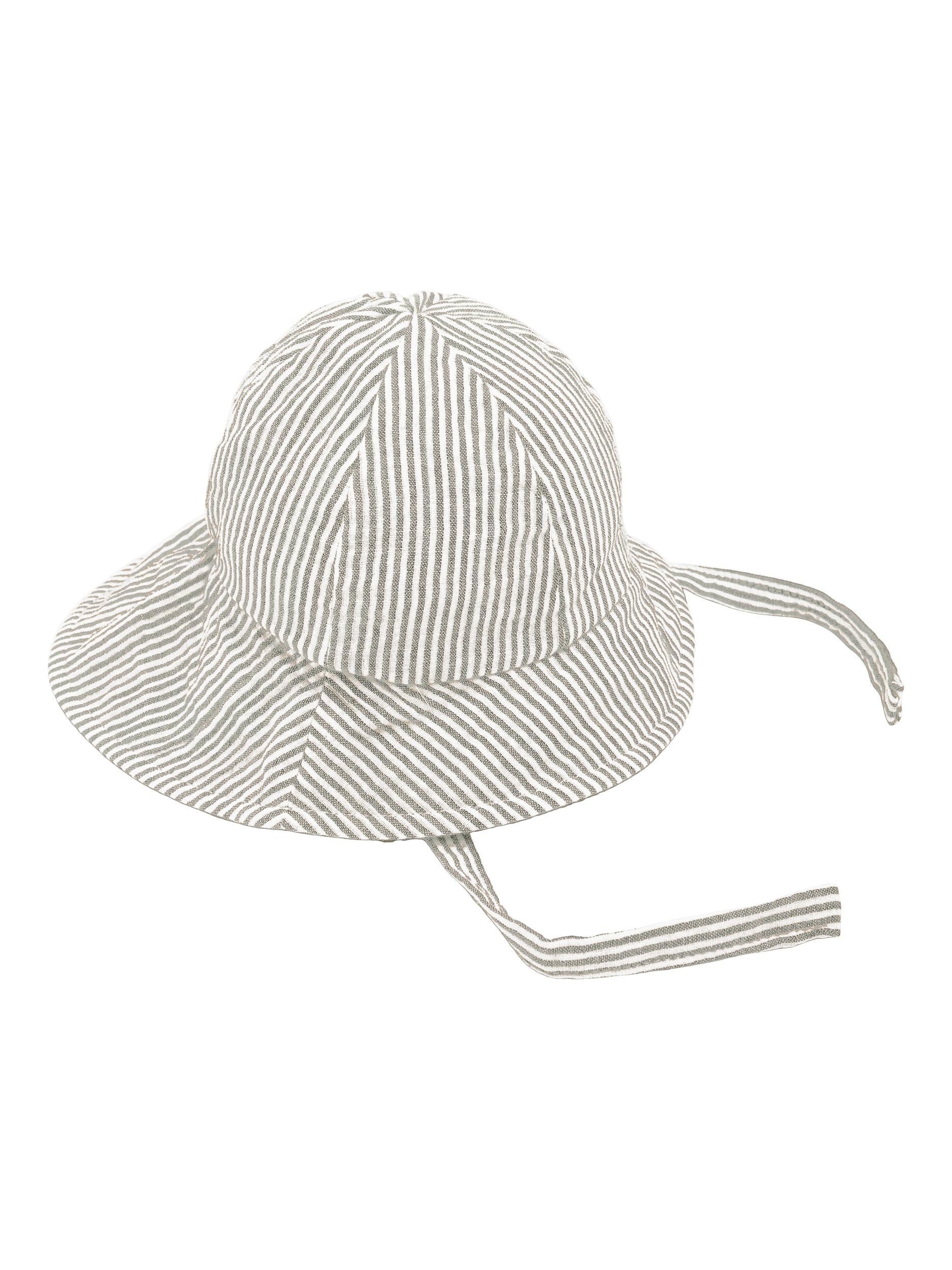 Name It cappello da sole a righe bianco e beige neonati 13214188- BEIGE NAME IT 