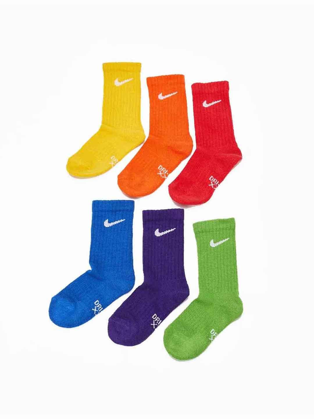Nike calzini kids multicolor set da 6 paia NN0641-E69 MULTICOLOR NIKE 