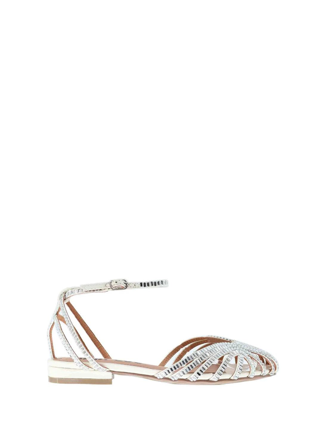 Bibi Lou Serabi sandali bianco con strass 559Z75VK BIANCO BIBI LOU 