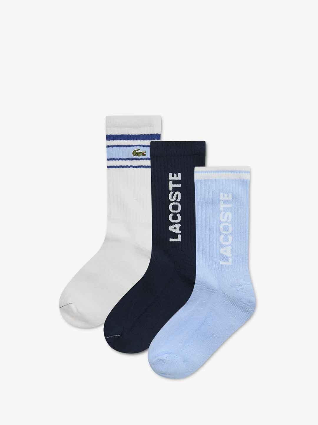 Lacoste calzini kids multicolor set da 3 paia B46503 UGW MULTICOLOR LACOSTE 